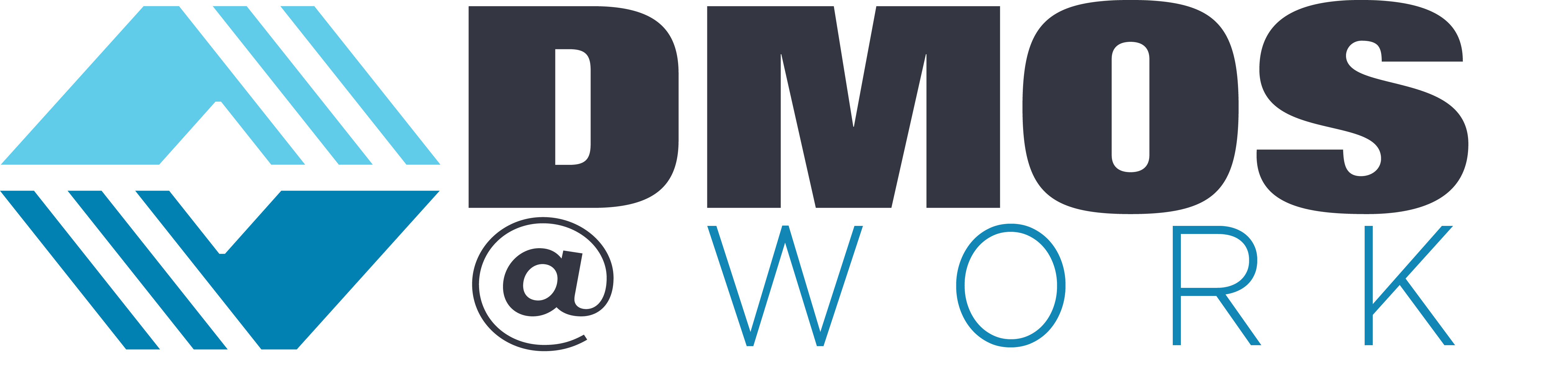 DMOS At Work logo for workers' compensation services.